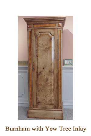 The Burnham with Yew Tree Inlay Bespoke Gun Cabinet