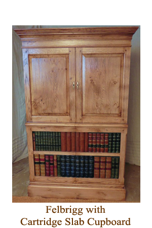 The Felbridgg with Cartridge Slab Cupboard Bespoke Gun Cabinet
