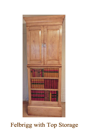 The Felbrigg with Top Storage Bespoke Gun Cabinet