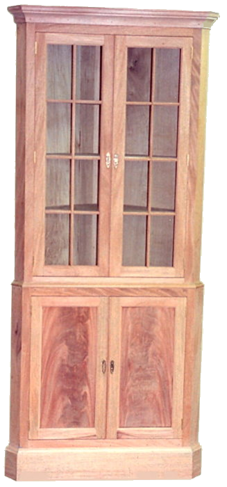 The Glazed Corner Cabinet