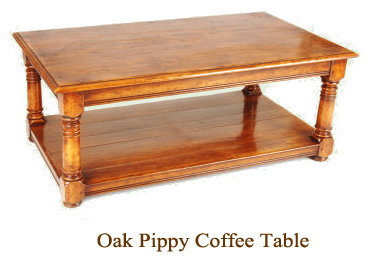 Oak Pippy Coffee Table