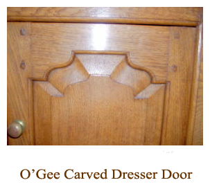 O'Gee Carved Dresser Door