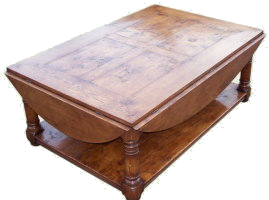 The Oval Panelled Coffee Table