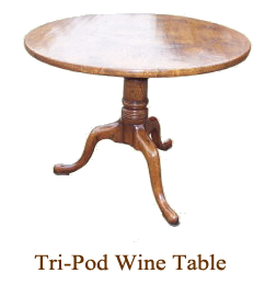 Tri-Pod Wine Table