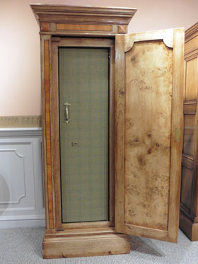 The Burnham with Yew Tree Inlay Bespoke Gun Cabinet