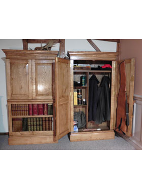 The Felbrigg Pair of Bespoke Gun Cabinets, 