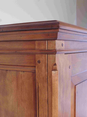 The Heywood in Cherry Wood Bespoke Gun Cabinet