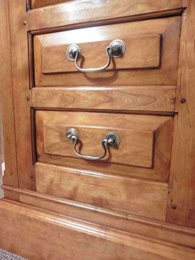 The Heywood in Cherry Wood Bespoke Gun Cabinet